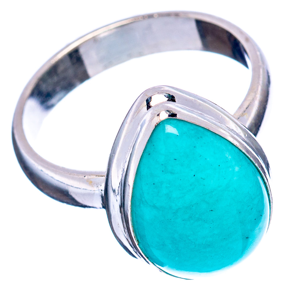 Amazonite Ring Size 6.75 (.925 Sterling Silver)