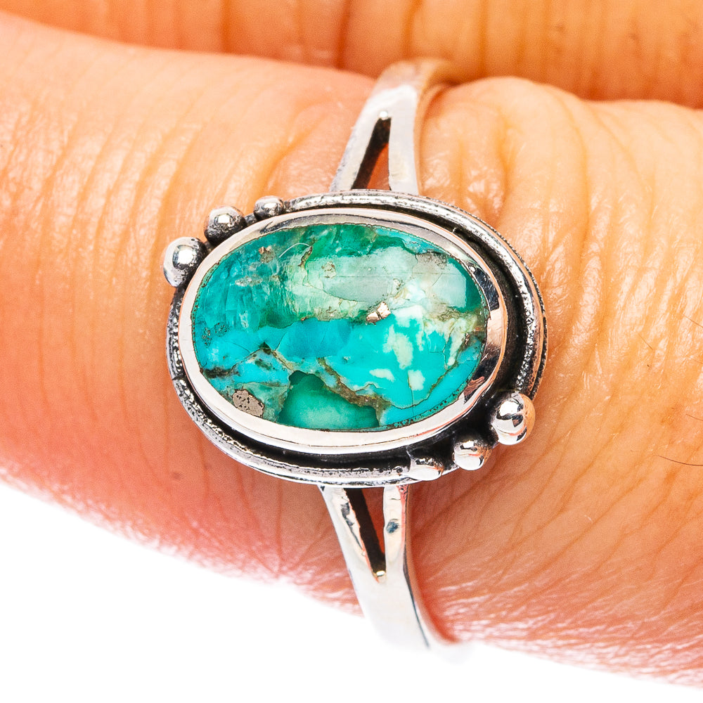 Rare Arizona Turquoise Ring Size 8.75 (925 Sterling Silver) R4850
