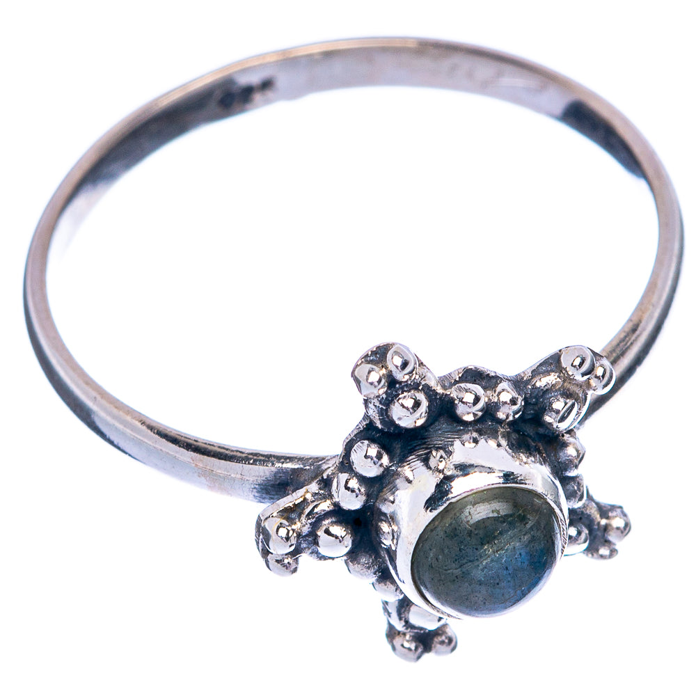 Labradorite Dainty Ring Size 9 (925 Sterling Silver) R145492