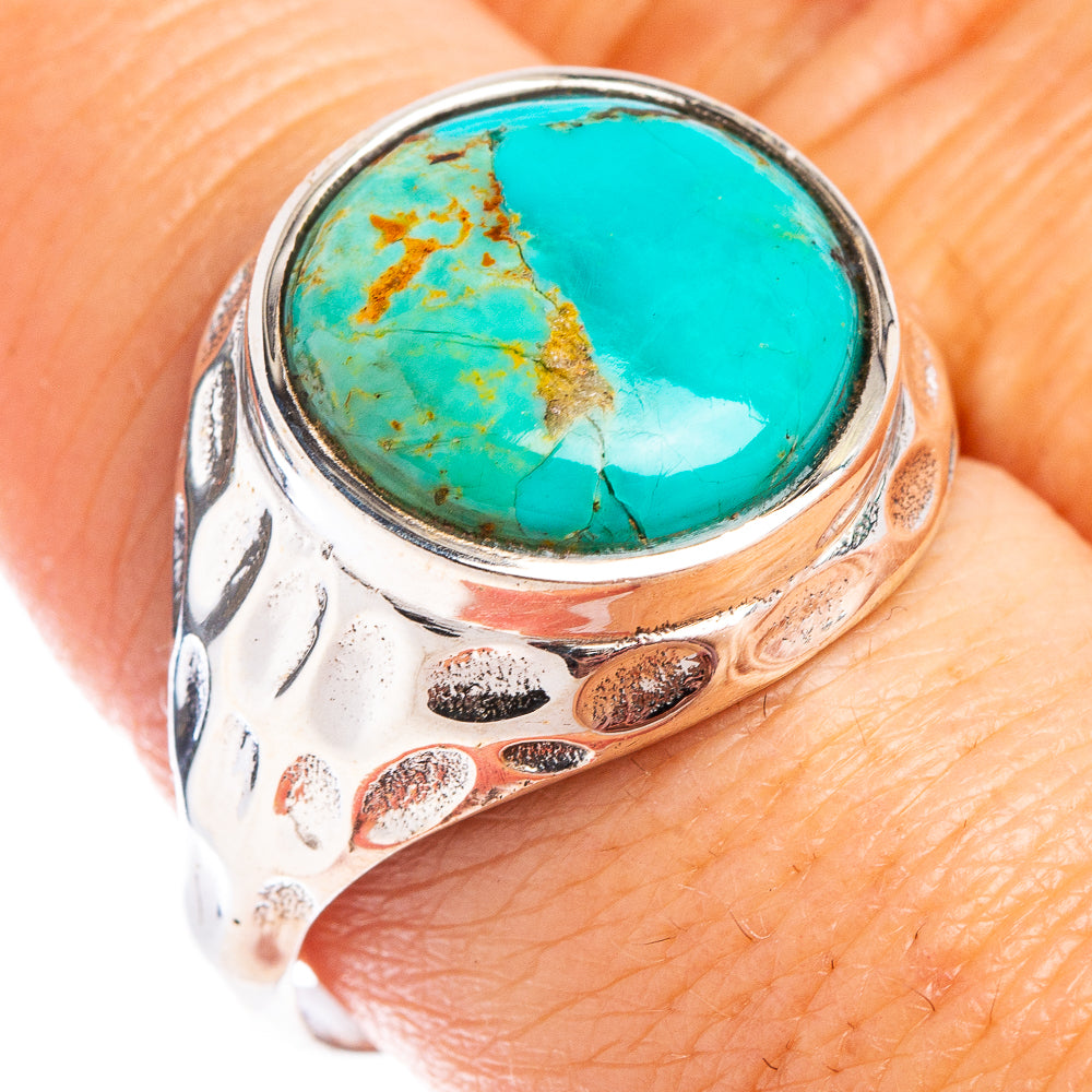 Mohave Turquoise Ring Size 9.5 (.925 Sterling Silver)