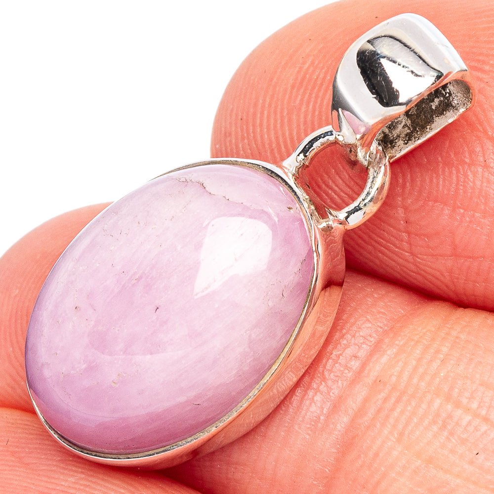 Kunzite Pendant 1 1/8" (925 Sterling Silver) P44991