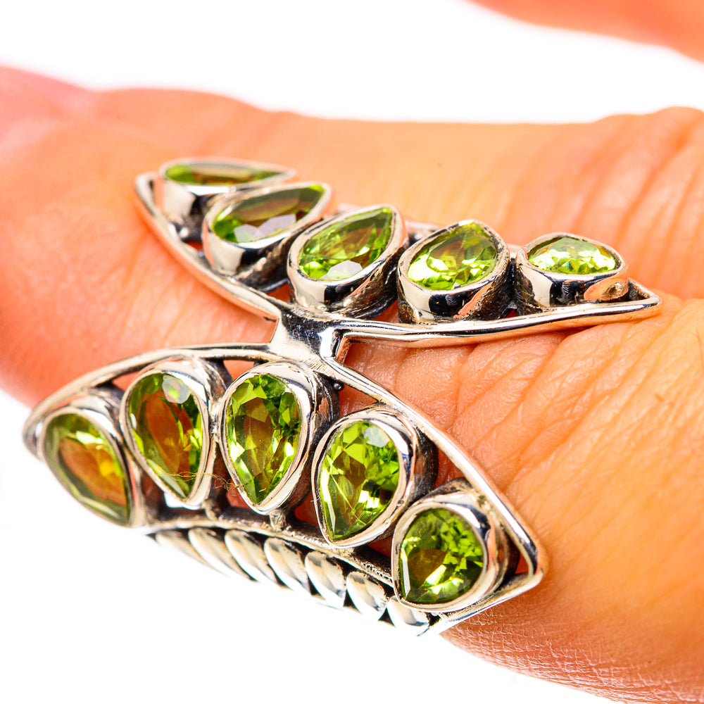 Large Peridot Ring Size 5.75 (925 Sterling Silver) RING138613