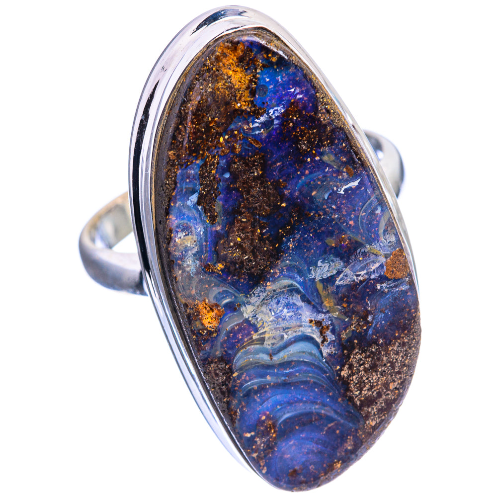 Large Boulder Opal Ring Size 11.25 (925 Sterling Silver) R142354