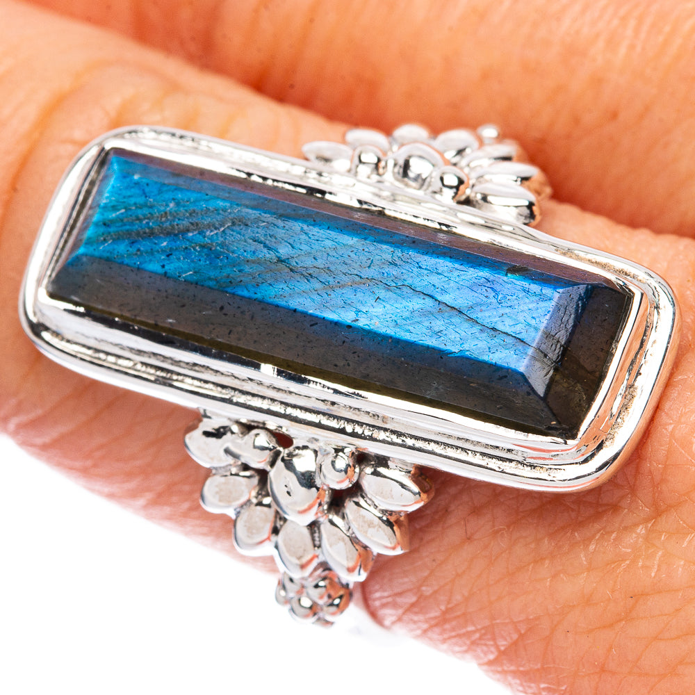 Premium Labradorite Ring Size 8.75 (925 Sterling Silver) R2584