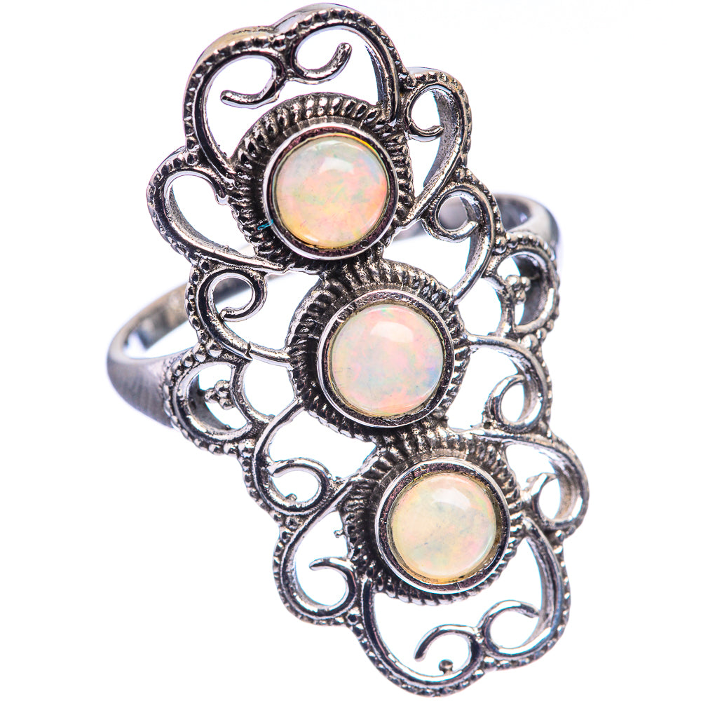 Natural Ethiopian Opal Ring Size 9.25 (925 Sterling Silver) R142167