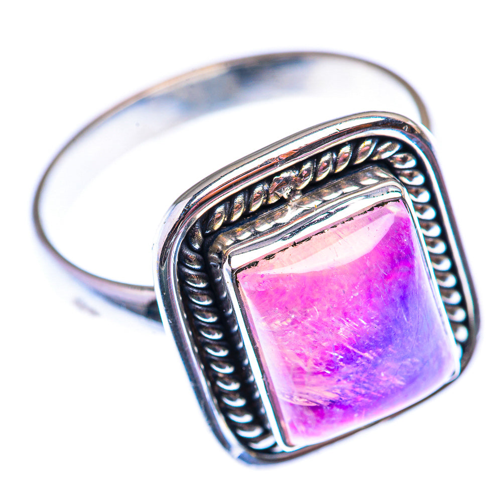 Pink Moonstone Ring Size 9.75 (925 Sterling Silver) RING140092