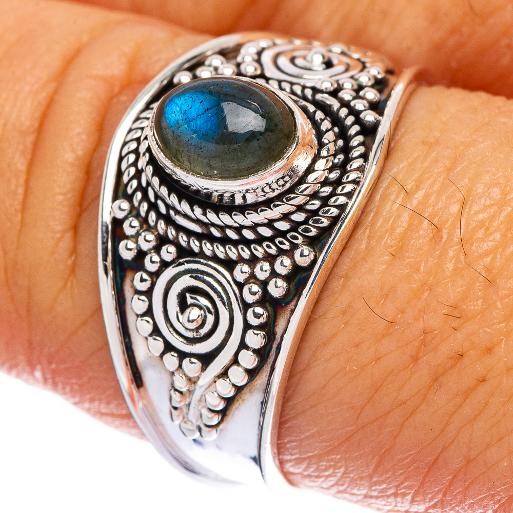 Labradorite Ring Size 8.75 (925 Sterling Silver) R146442