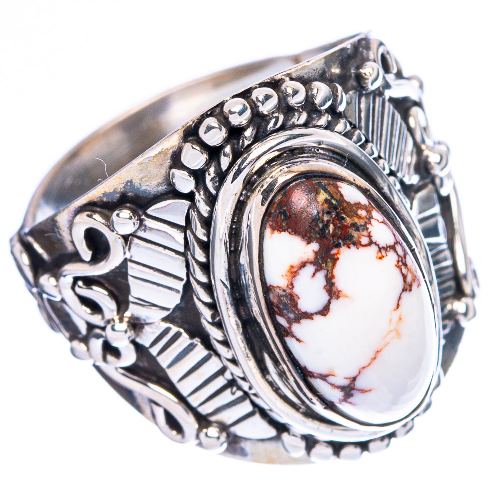 Wild Horse Jasper Ring Size 7 (925 Sterling Silver) R4672