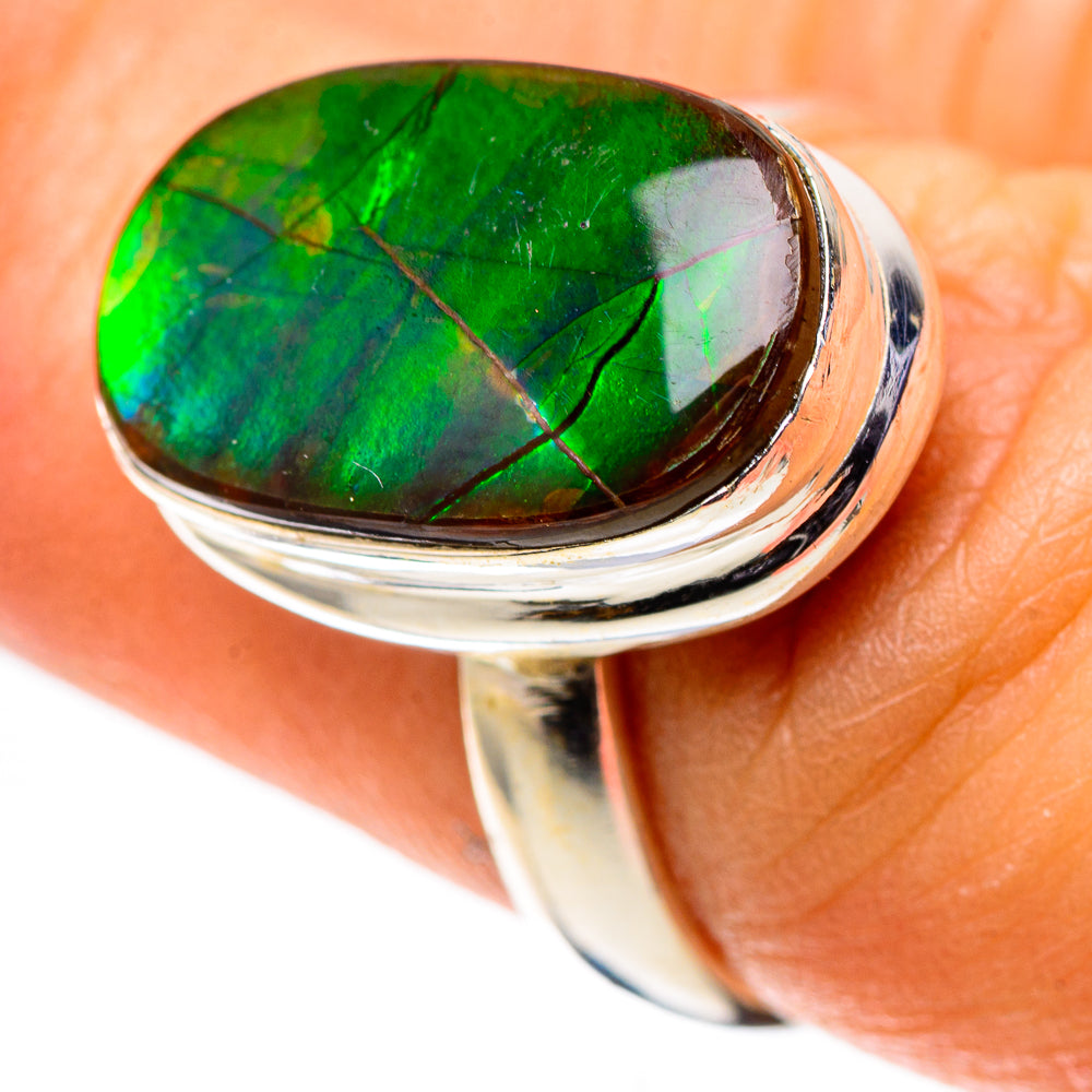 Canadian Ammolite Ring Size 7 (925 Sterling Silver) RING138405