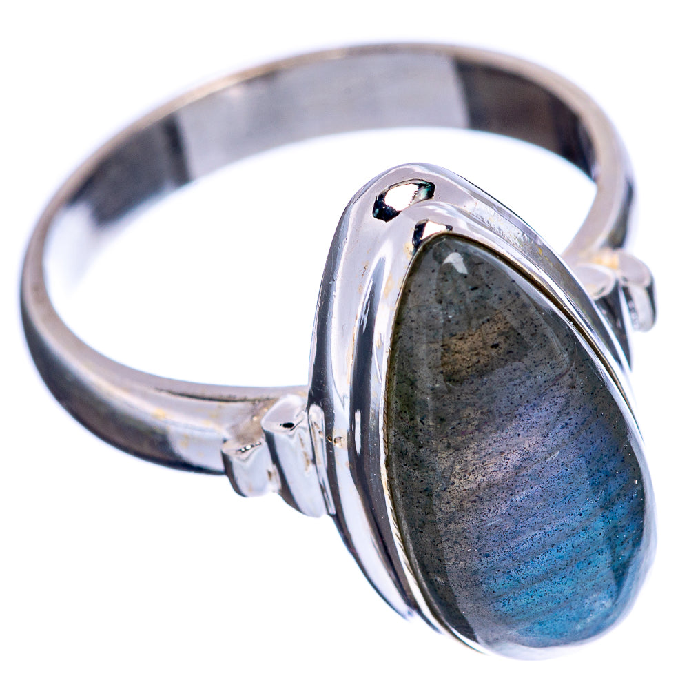 Labradorite Ring Size 7.75 (.925 Sterling Silver)