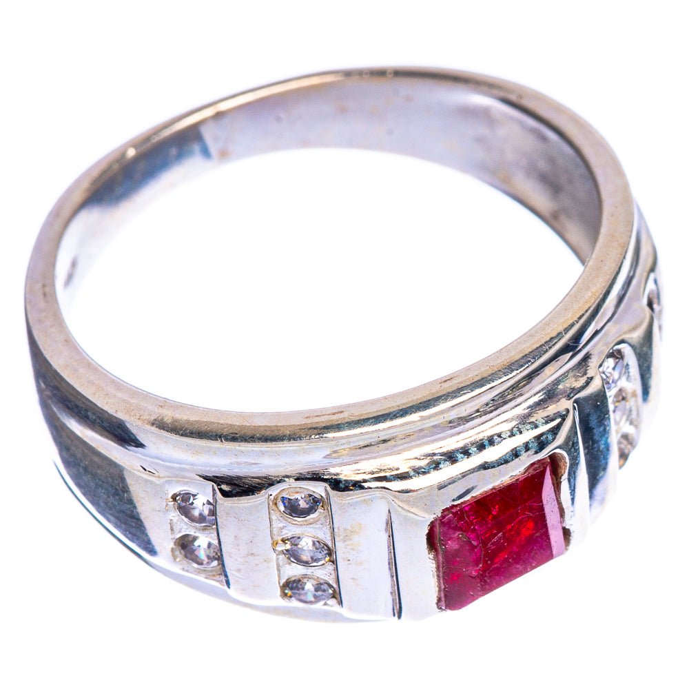 Glass Filled Ruby Ring Size 8.75 (925 Sterling Silver) R147243