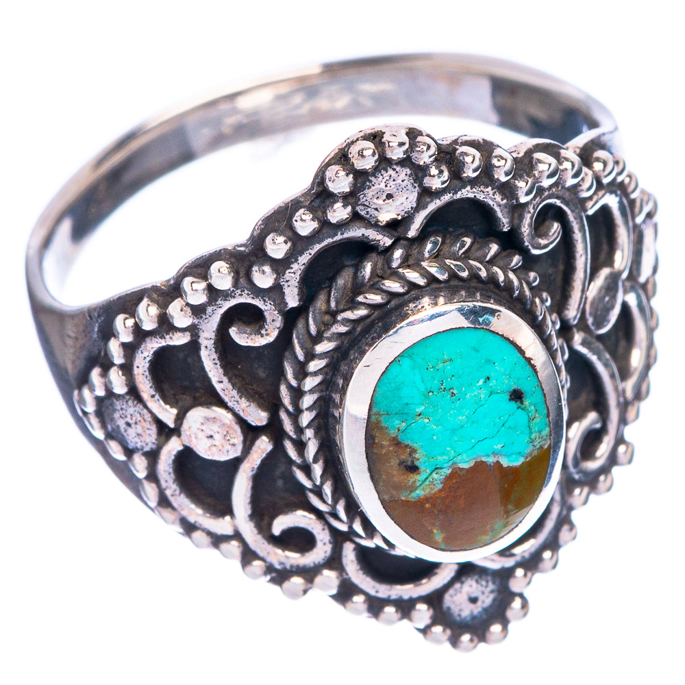 Arizona Turquoise Ring Size 7.5 (925 Sterling Silver) R1225