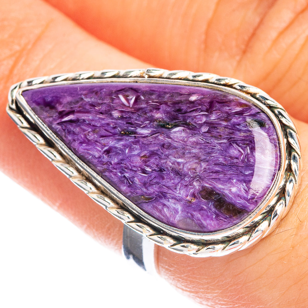 Charoite Ring Size 7 (925 Sterling Silver) R144270