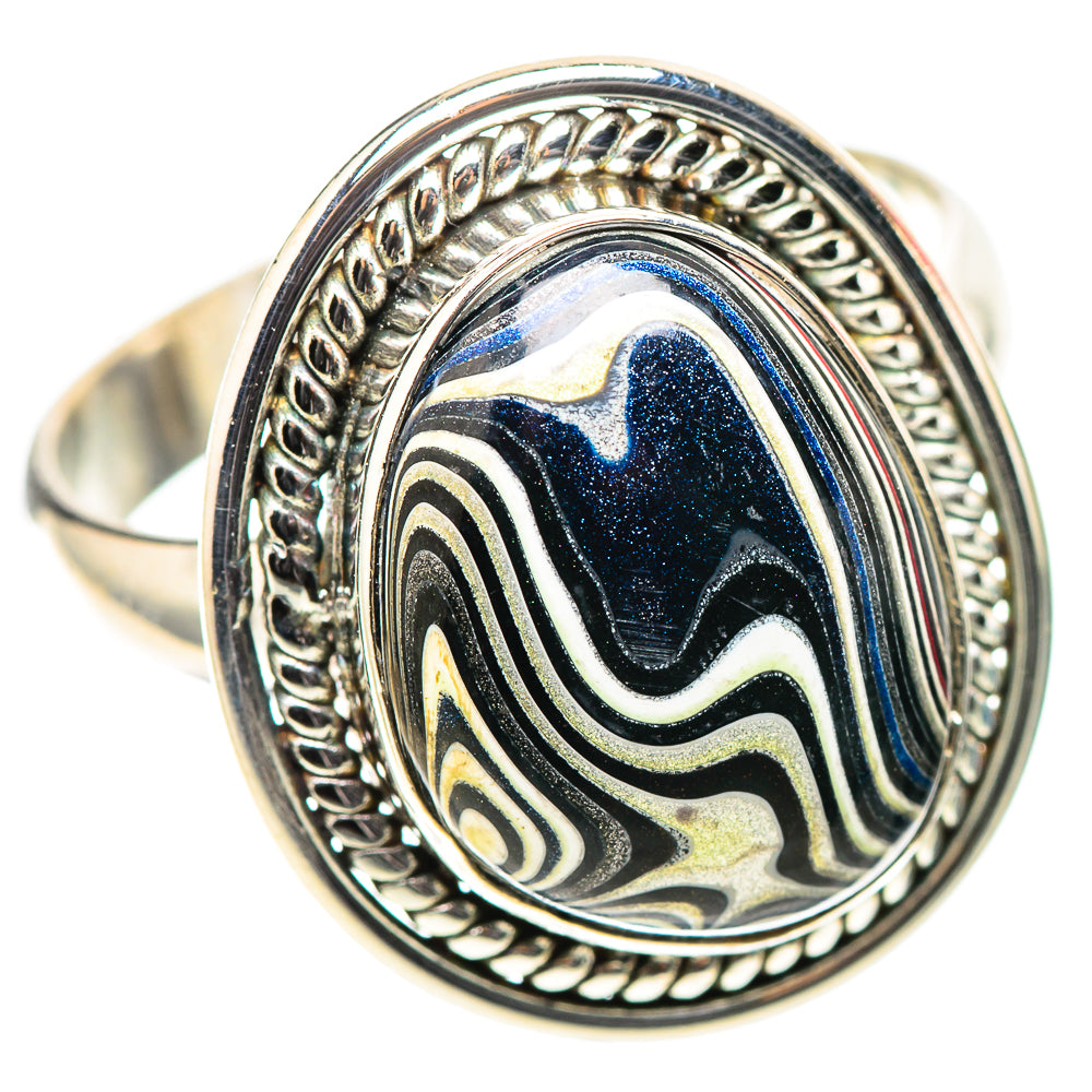 Fordite Ring Size 9.75 (925 Sterling Silver) RING138426