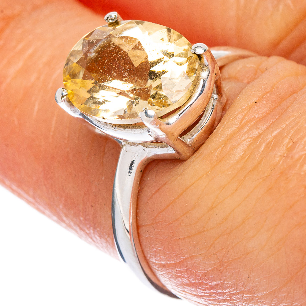 Yellow Beryl Ring Size 7 (925 Sterling Silver) R146736