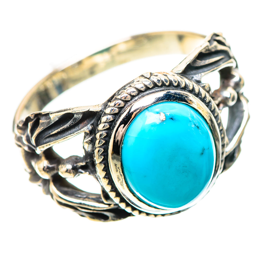 Tibetan Turquoise Ring Size 9.25 (925 Sterling Silver) RING139124