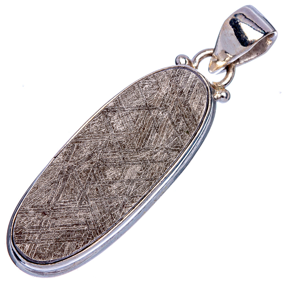 Meteorite Pendant 1 5/8" (925 Sterling Silver) P40272
