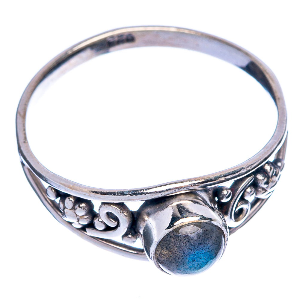 Labradorite Dainty Ring Size 7 (925 Sterling Silver) R145466