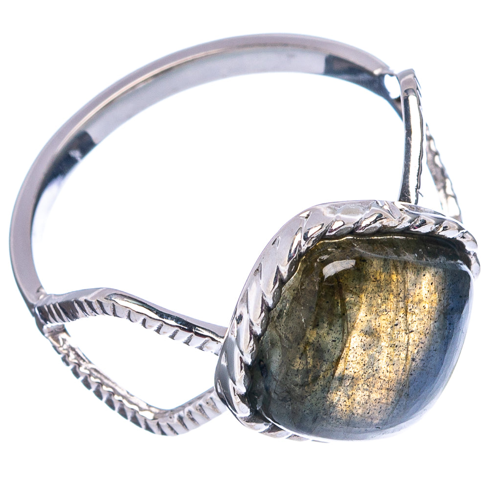 Premium Labradorite Ring Size 8.75 (.925 Sterling Silver)