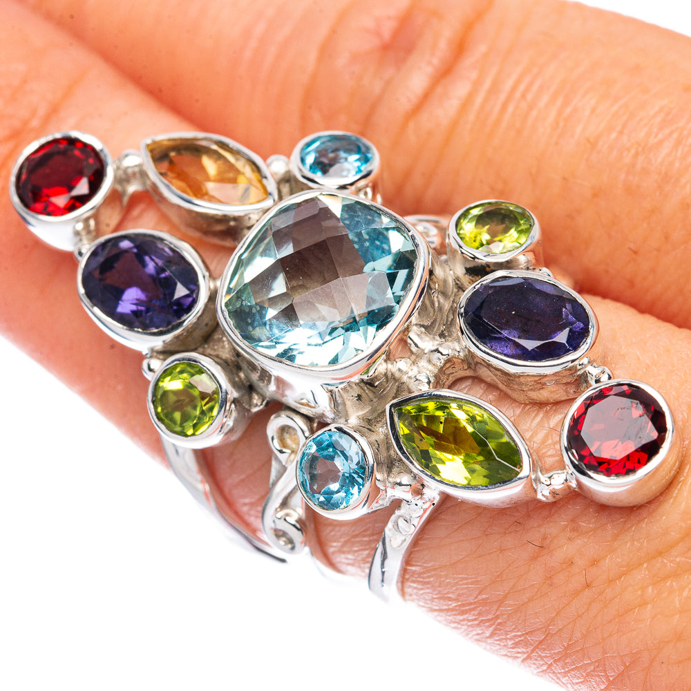 Signature Multi-stone Ring Size 7.75 (925 Sterling Silver) R2579