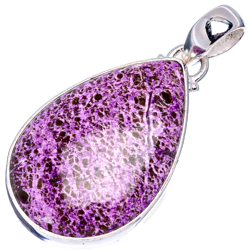 Stichtite Pendant 1 5/8" (.925 Sterling Silver)