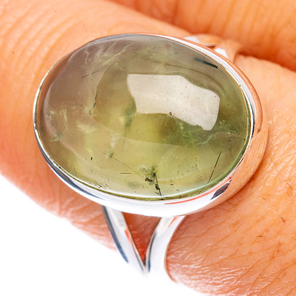 Prehnite Ring Size 8.5 (925 Sterling Silver) R1942