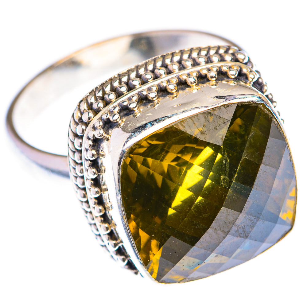 Faceted Citrine Ring Size 9 (925 Sterling Silver) RING139957