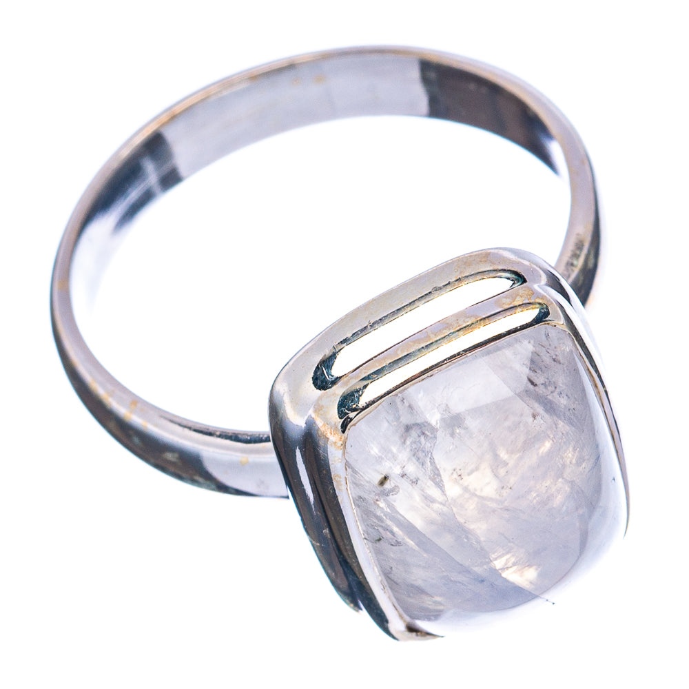 Rainbow Moonstone Ring Size 8 (.925 Sterling Silver)