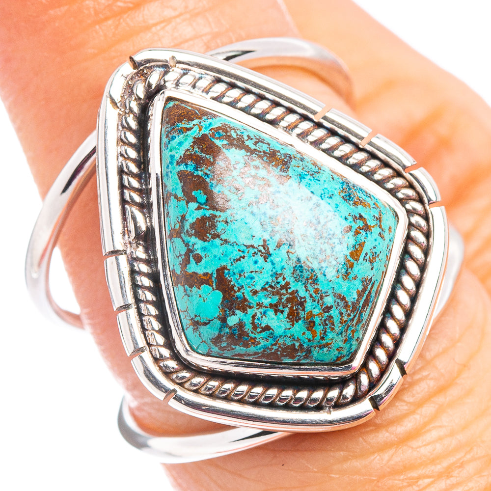 Premium Shattuckite Ring Size 7 (.925 Sterling Silver)