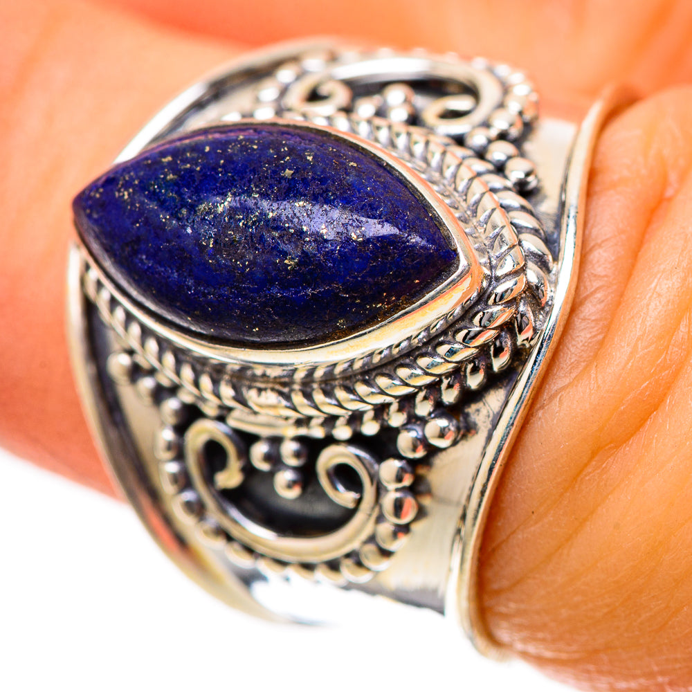 Lapis Lazuli Ring Size 6.5 (925 Sterling Silver) RING139736