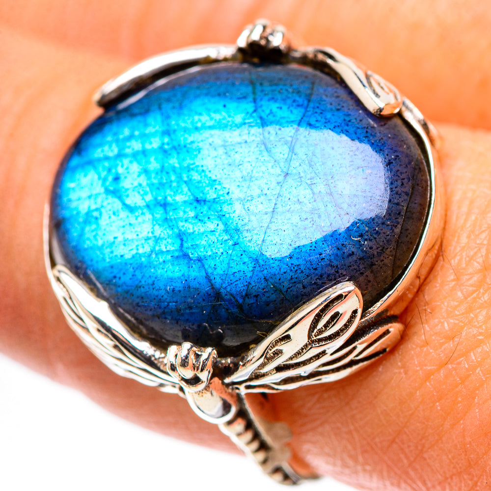 Labradorite Ring Size 8 (925 Sterling Silver) RING138790