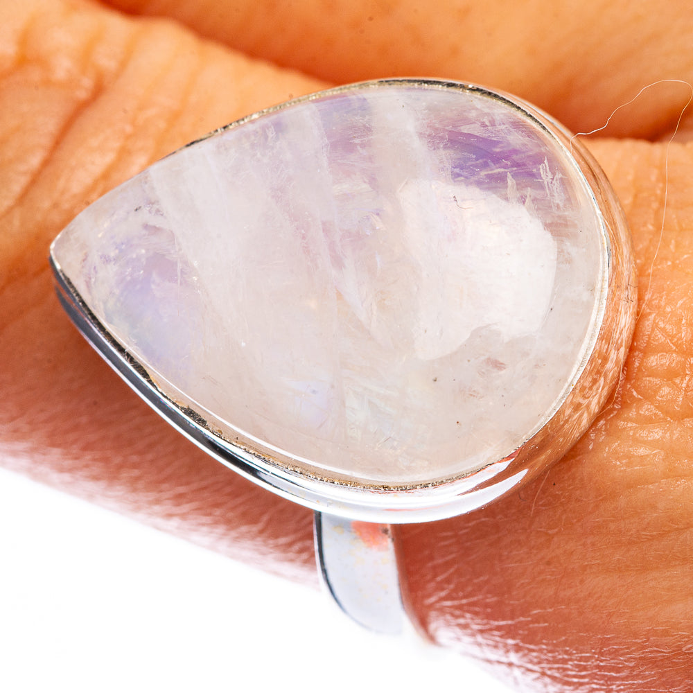 Rainbow Moonstone Ring Size 11 (925 Sterling Silver) R142391