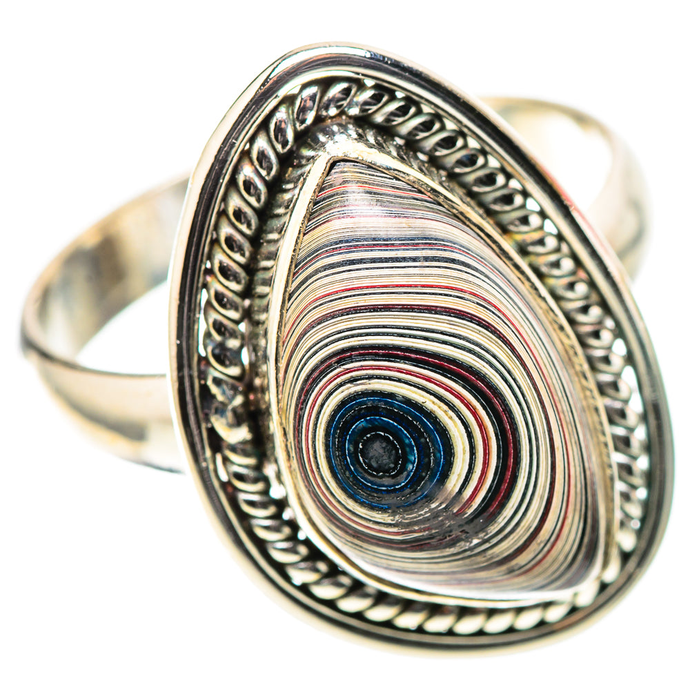Fordite Ring Size 10.25 (925 Sterling Silver) RING138471