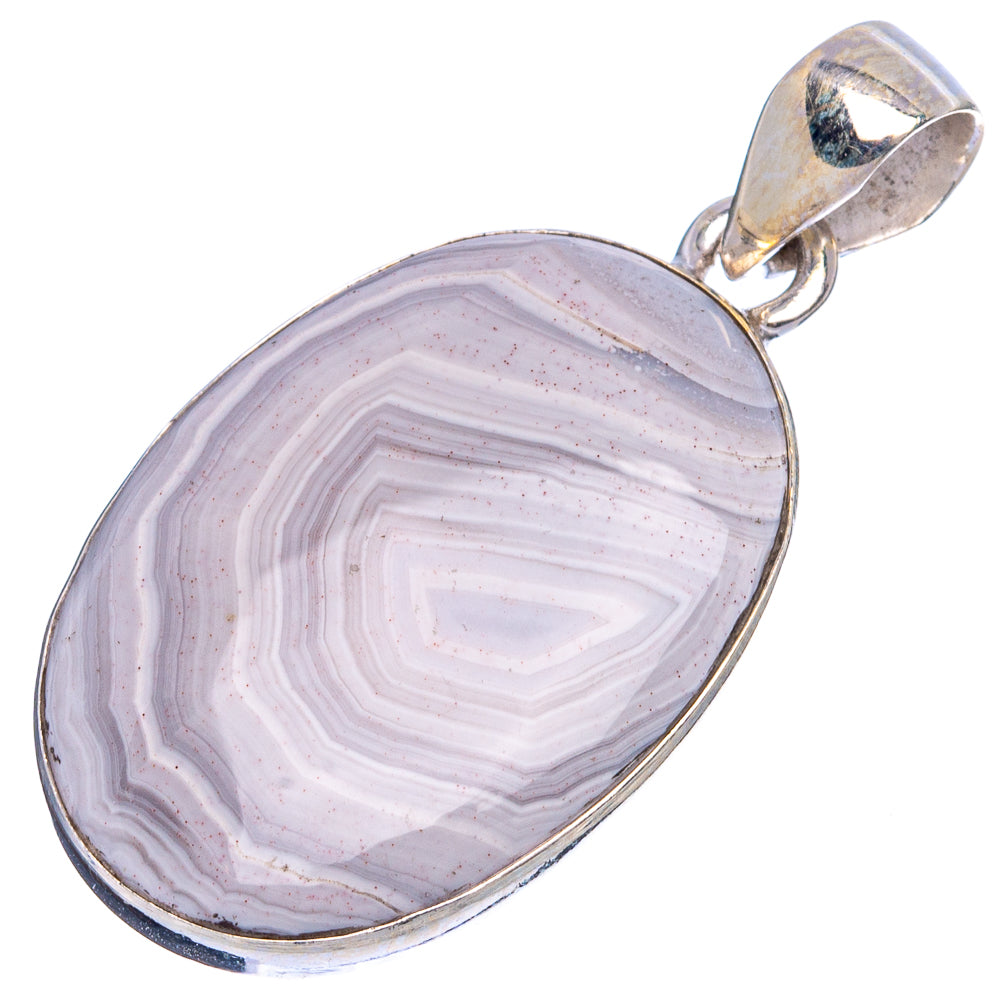 Botswana Agate Pendants 1 1/2" (925 Sterling Silver) P43226