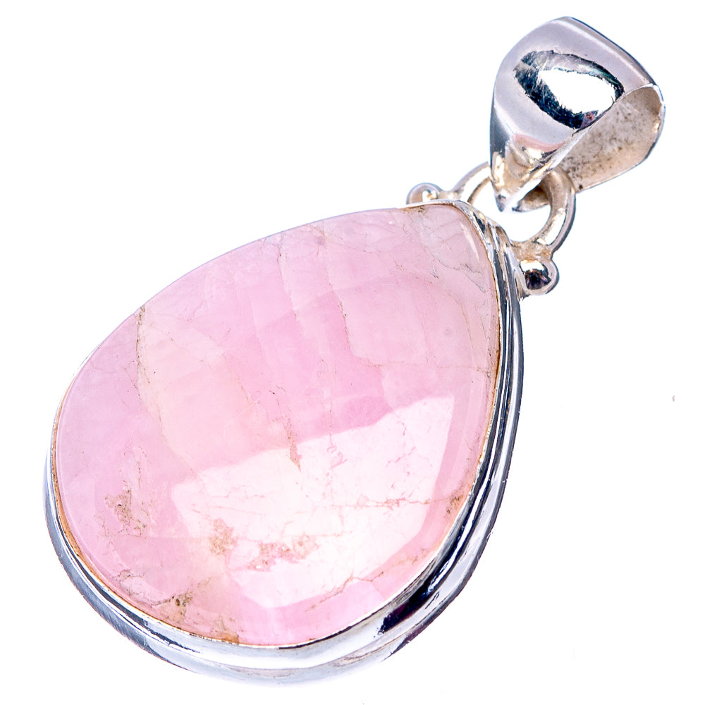 Rare Kunzite Pendant 1 3/8" (.925 Sterling Silver)
