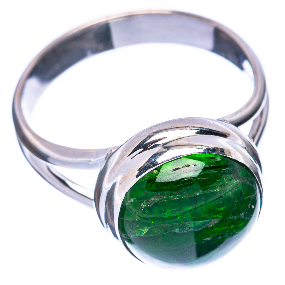 Rare Chrome Diopside Ring Size 8.25 (925 Sterling Silver) R2082