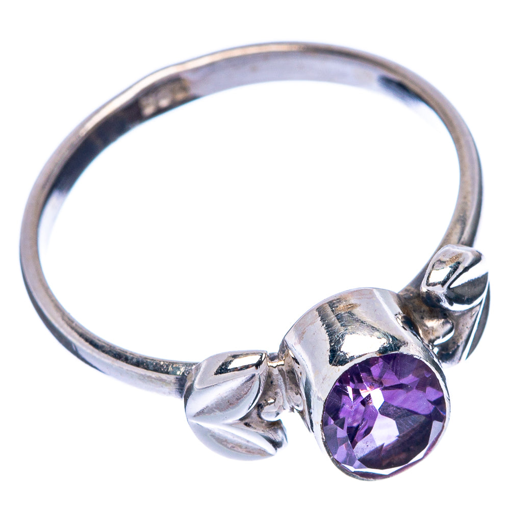 Faceted Amethyst Dainty Ring Size 6 (925 Sterling Silver) R145781