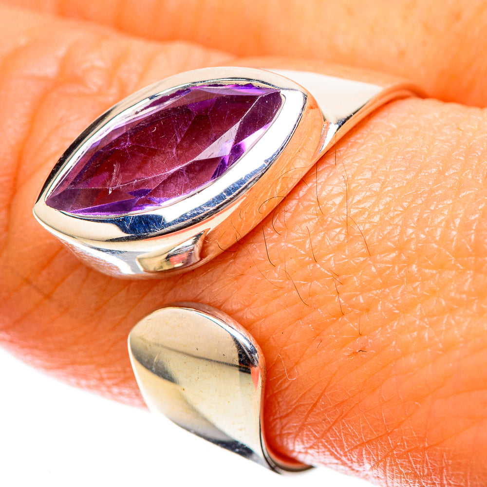 Faceted Amethyst Ring Size 8.75 (925 Sterling Silver) RING137879
