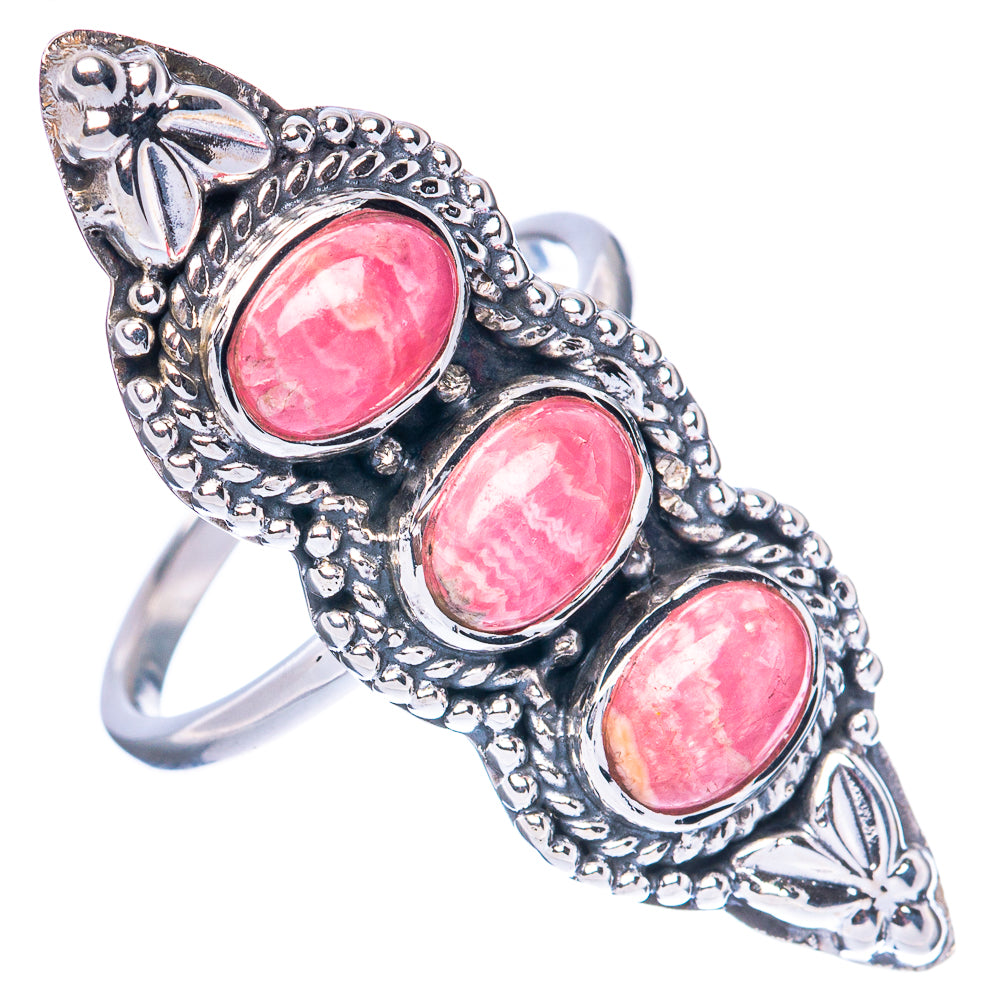 Premium Rhodochrosite Ring Size 7 (925 Sterling Silver) R2613