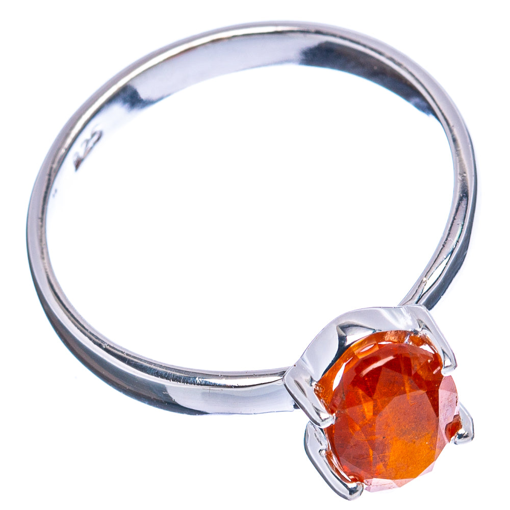 Orange Kyanite Ring Size 8 (.925 Sterling Silver)
