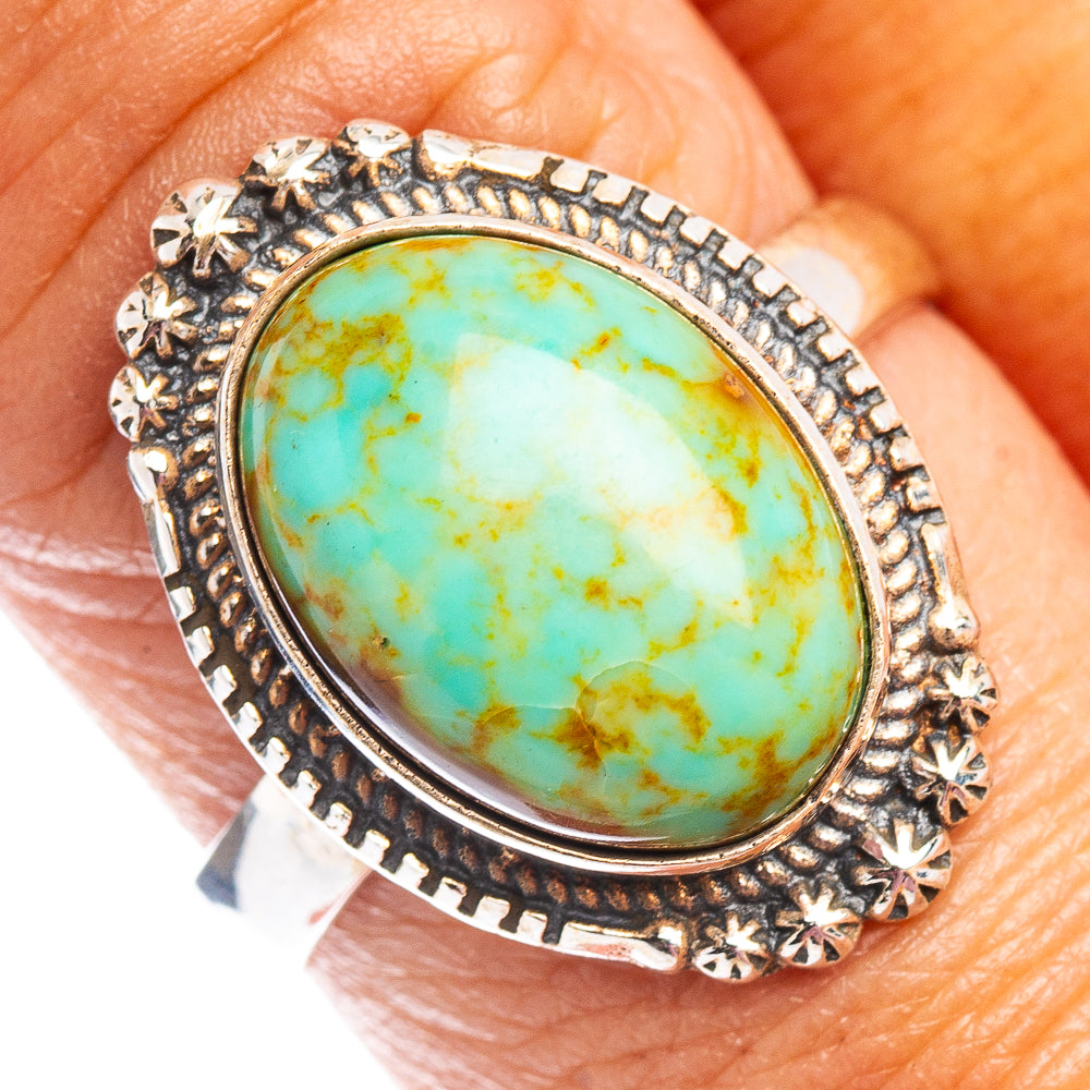 Royston Turquoise Ring Size 8.75 (.925 Sterling Silver)