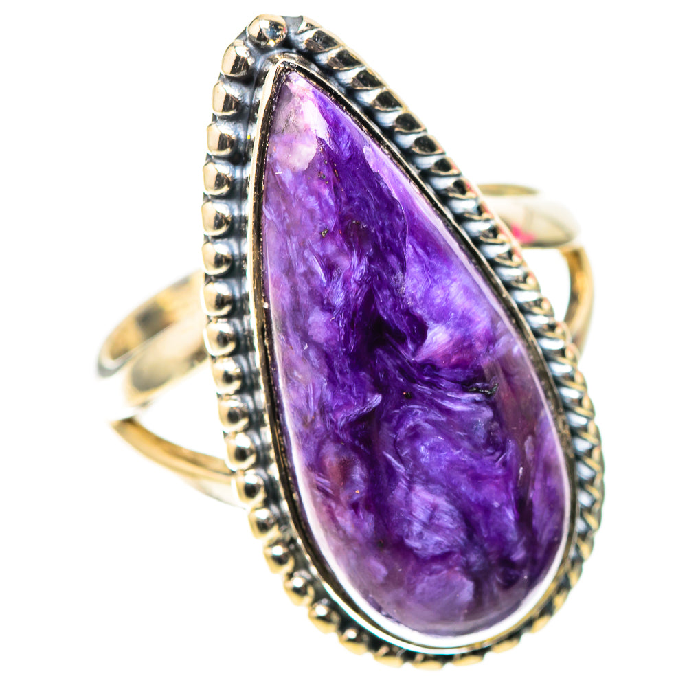 Charoite Ring Size 7.75 (925 Sterling Silver) RING138466