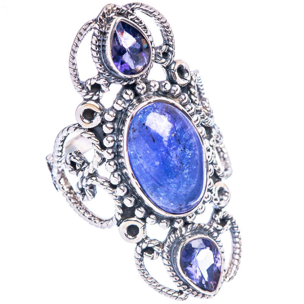 Signature Natural Tanzanite Ring Size 9 (925 Sterling Silver) R1798