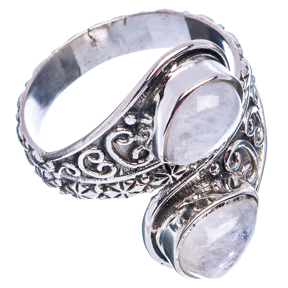 Rainbow Moonstone Ring Size 9.75 (.925 Sterling Silver)