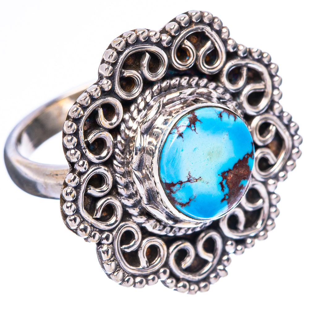 Rare Golden Hills Turquoise Ring Size 6 (925 Sterling Silver) R4252