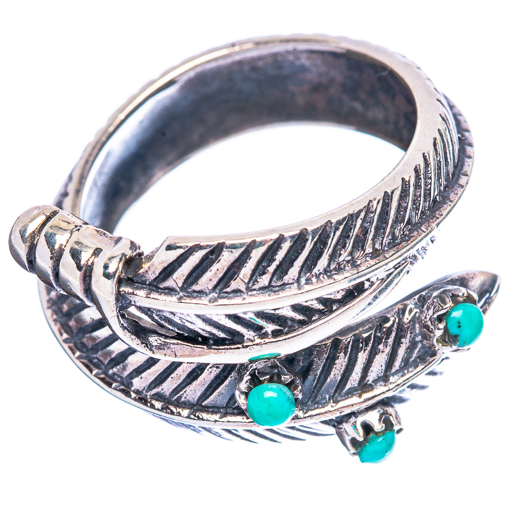 Rare Arizona Turquoise Ring Size 7.5 (925 Sterling Silver) R4492