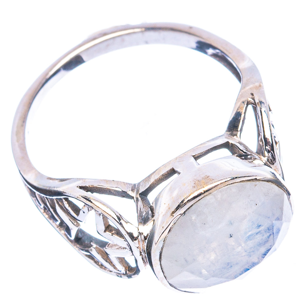 Rainbow Moonstone Ring Size 7 (925 Sterling Silver) R4788
