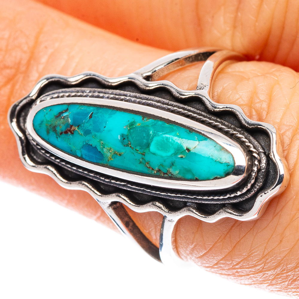 Rare Arizona Turquoise Ring Size 6.75 (925 Sterling Silver) R2267