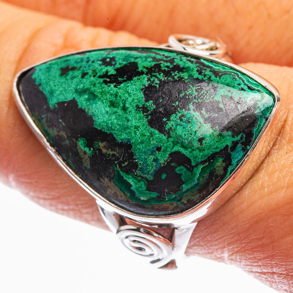 Malachite Ring Size 8.75 (925 Sterling Silver) R142055
