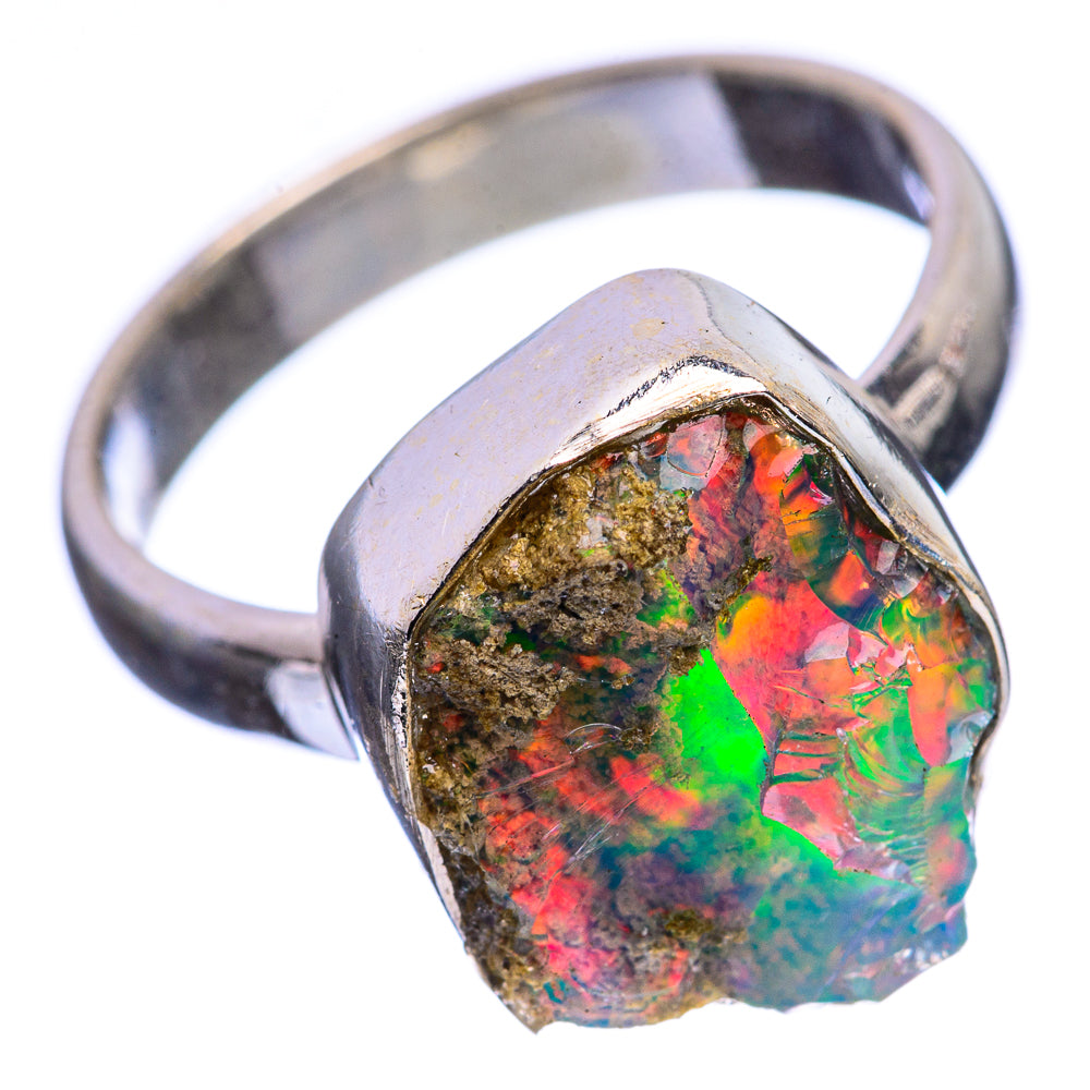Rough Ethiopian Opal Ring Size 6 (925 Sterling Silver) R142953